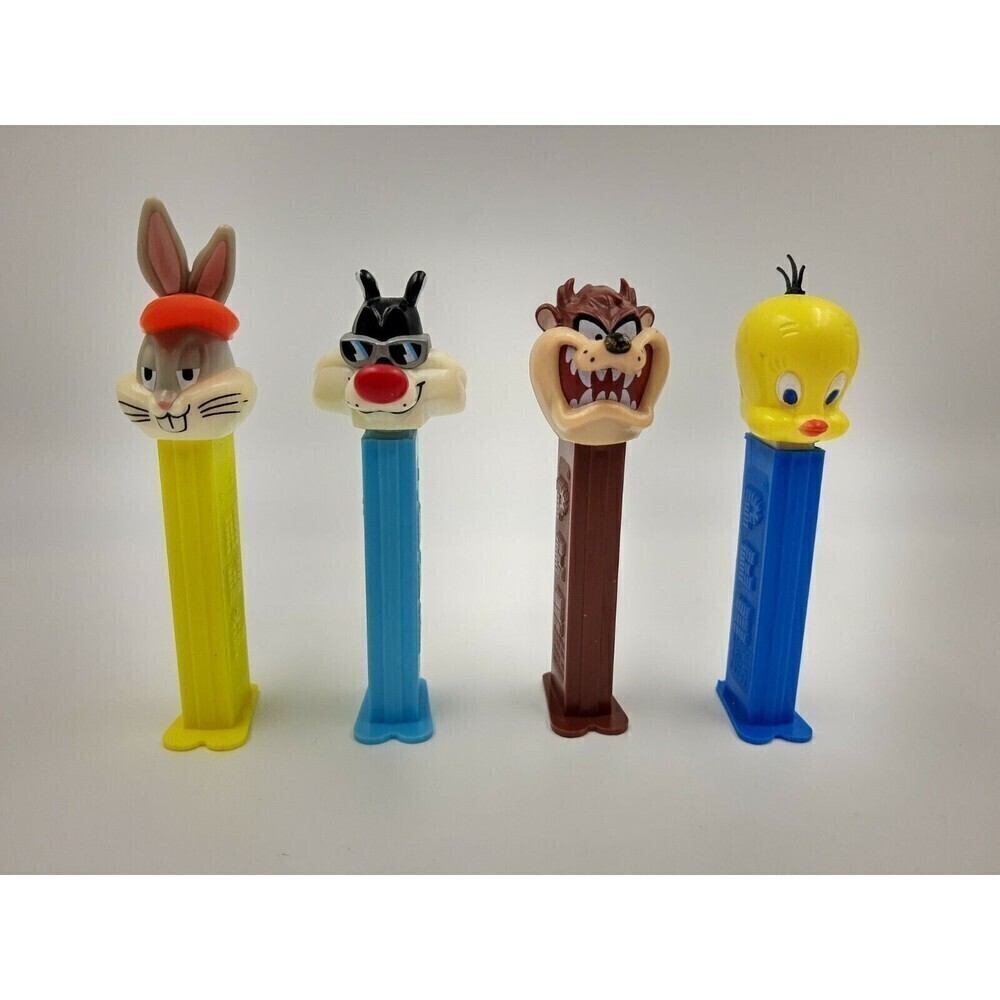 Vintage Looney Tunes Sylvester Cat Bugs Bunny Tweety Taz....PEZ Dispensers